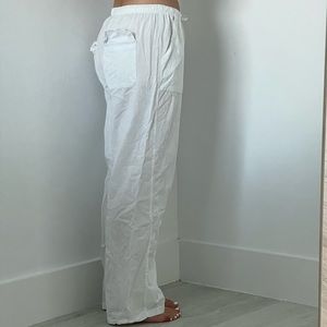 White Linen Summer Pants